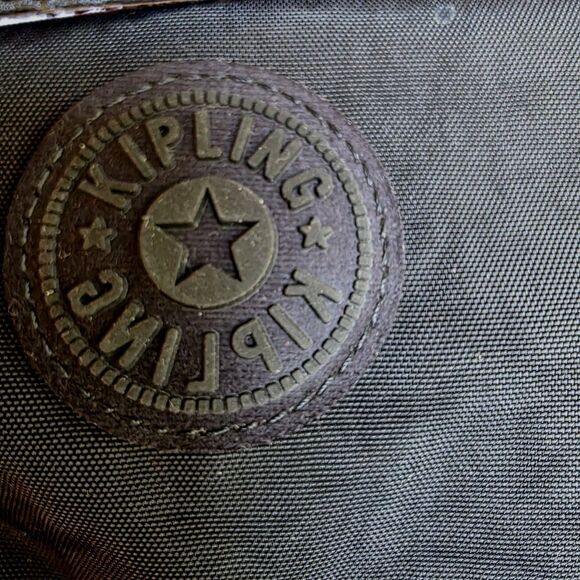 Kipling Bag Black Purse Tonal Eugina Weekender Satchel Duffel Monkey New - Picture 2 of 16